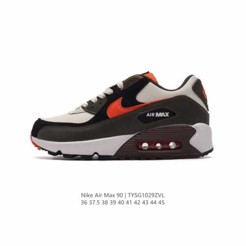 公司级 NIKE耐克运动鞋 Air max 90 健身运动跑鞋休闲鞋 复古风十足！Air Max 90 作为 Nike 旗下最经典的鞋型之一，凭借着百搭的造型，