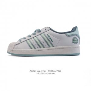 140 阿迪达斯 Adidas Superstar 三叶草2025年新款鞋子 蛇年新款经典贝壳头系列 新款休闲板鞋潮流女士运动鞋 。鞋面柔软皮革材质 标志性的贝
