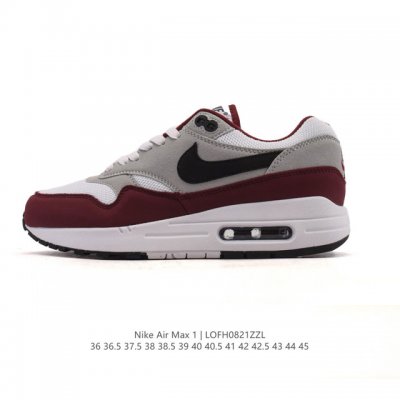 耐克 Nike Air Max 1 男女子运动鞋 从法国建筑中汲取设计灵感，兼具运动风范和时尚格调，是此系列起初搭载 Air 的鞋款。疾速外观、经典缓震配置和经