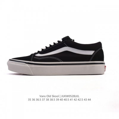 万斯 Vans Og Oid Skool百搭休闲低帮运动滑板鞋 。其实Style 36就是现在风靡潮流的Vans鞋款Old Skool的Og版本。历经岁月洗礼的