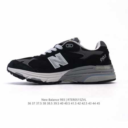 公司级 Newbalance 新百伦993系列美产老爹鞋总统经典复古运动鞋纽巴伦993总统慢跑鞋 卓越的舒适性与经典风格相得益彰 打造出我们的 Made In - 点击图像关闭
