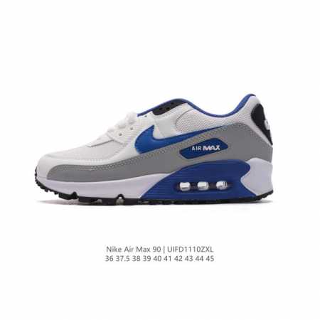 NIKE耐克运动鞋 Air max 90 健身运动跑鞋休闲鞋 复古风十足！Air Max 90 作为 Nike 旗下最经典的鞋型之一，凭借着百搭的造型，获得众多 - 点击图像关闭