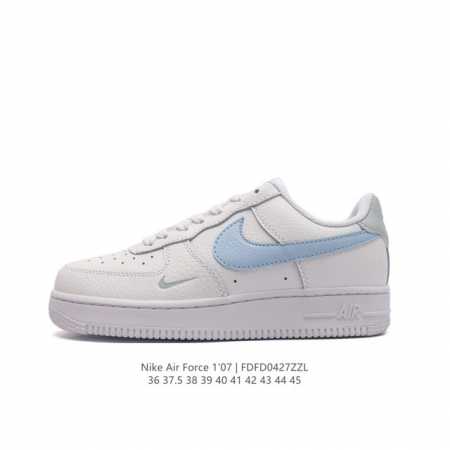 耐克 Nike Air Force 1 '07 Low 空军一号含气垫 低帮百搭厚底增高休闲运动板鞋。柔软、弹性十足的缓震性能和出色的中底设计，横跨复古与现代的 - 点击图像关闭