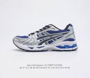 亚瑟士 Asics Gel-Kayano 14 公司级版本运动休闲透气专业缓震慢跑鞋 采用工程弹性双层再生网格密度鞋面材质 后跟3D可视gel缓震乳胶物料 升级