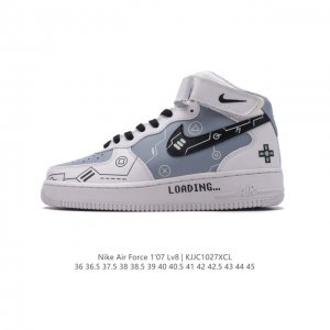 公司级 Nk Air Force 1'07 Mid AF1耐克 空军一号 AF1 中帮 魔术贴 厚底增高运动板鞋 原楦头原纸板 打造纯正空军版型。专注外贸渠道
