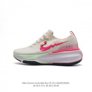 耐克 Nike Zoomx Invincible Run Fk 3 机能风格运动鞋 厚底增高老爹鞋。最新一代的invincible 第三代来了！首先鞋面采用的是