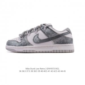 公司级 耐克 Nike Dunk Low Retro 运动鞋复古板鞋2025年新款 男女鞋 解构绑带 双鞋带，作为 80 年代经典篮球鞋款，起初专为硬木球场打造
