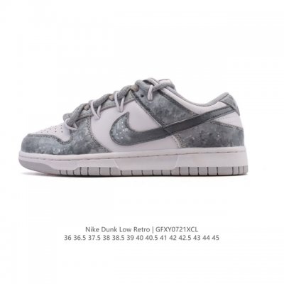 公司级 耐克 Nike Dunk Low Retro 运动鞋复古板鞋2025年新款 男女鞋 解构绑带 双鞋带，作为 80 年代经典篮球鞋款，起初专为硬木球场打造