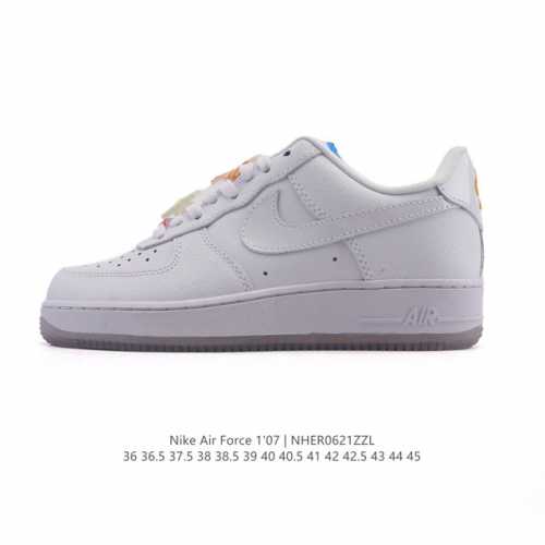 耐克 Nike Air Force 1 '07 Low 2025新年新款 蛇年限定 空军一号含气垫 小白鞋 低帮百搭厚底增高休闲运动板鞋。柔软、弹性十足的缓震性