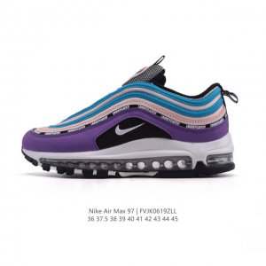 耐克Nike休闲鞋 经典 气垫 Air Max 97 子弹气垫低帮运动鞋。Air Max '97 运动跑鞋以流线型鞋身和卓越科技为热爱运动的你造就全方位防护，强