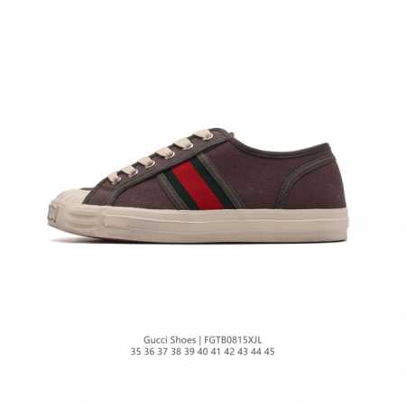 Gucci 古驰奢侈品男女运动鞋休闲鞋子 经典耐穿复古感满满的gucci满印板鞋 生胶底 经典爆款。经典款的鞋子是最适合用来搭配的，不管是出街还是约会都很不错哦 - 点击图像关闭