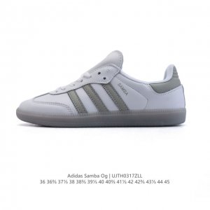 130 阿迪达斯 德训鞋 Adidas Originals Samba Og Shoes 经典运动鞋小白鞋 「T头鞋」男女士板鞋 彰显休闲摩登风情的时尚经典鞋。