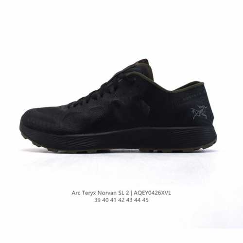 公司级 始祖鸟 Arc'teryx Norvan Sl 2 透气轻便舒适防滑缓震耐磨防滑低帮运动鞋 男士休闲鞋跑步鞋徒步鞋老爹鞋 尺码：39-45 编码：Aqe