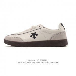 新品公司级 Descente Cron Racer 迪桑特休闲板鞋，男女款设计，迪桑特Cron Racer系列是一款融合日系极简设计与功能科技的多场景休闲鞋，核