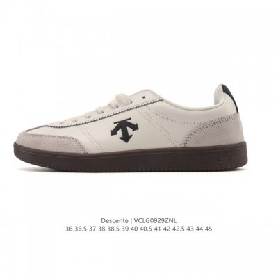 新品公司级 Descente Cron Racer 迪桑特休闲板鞋，男女款设计，迪桑特Cron Racer系列是一款融合日系极简设计与功能科技的多场景休闲鞋，核