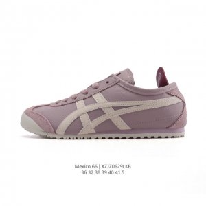 真标 Asics 亚瑟士 女鞋 配足弓鞋垫 日产经典老牌-鬼塚虎 Onitsuka Tiger Mexico 66经典墨西哥系列复古经典百搭板鞋休闲运动鞋慢跑鞋