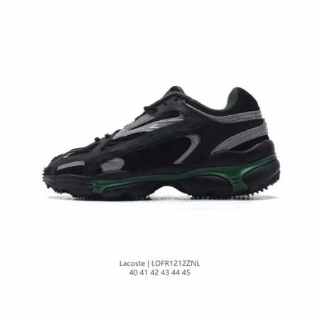 公司级 Lacoste 时尚户外休闲潮流系列运动鞋 厚底增高老爹鞋 广东大厂品质全新工艺升级 品质毋庸置疑 全新原厂包装鞋盒 透气网面鞋面，搭配防臭防腐真皮乳胶 - 点击图像关闭