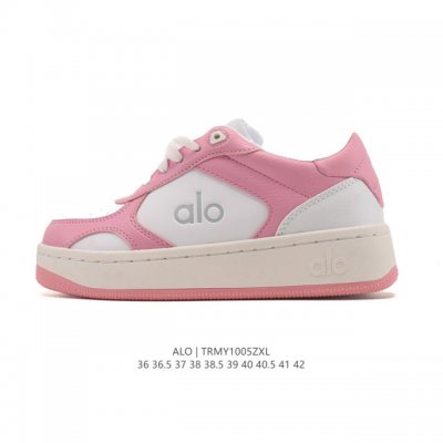 Alo Yoga Recovery Mode 舒适简约小白鞋 防滑耐磨 低帮 厚底增高运动板鞋 女款 明星圈很火的Alo真的很贵气 质感一绝 这鞋轻便柔软，日常