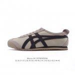 公司级 Asics 亚瑟士 女鞋真标半码制 配足弓鞋垫 日产经典老牌-鬼塚虎 Onitsuka Tiger Mexico 66经典墨西哥系列复古经典百搭板鞋休闲