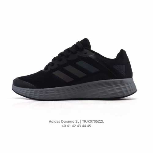Adidas阿迪达斯官方Duramo Sl 男子训练备赛轻盈疾速网面跑步鞋。这款Adidas运动鞋，旨在伴你日常跑步。贴合设计，力求打造舒适脚感。从长距离户外跑
