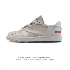 真标 耐克 Nike Air Jordan 1 Low Og Sp Military Blue Aj1乔1倒勾 2025年新款 蛇年新款 低帮篮球鞋 Aj1 乔