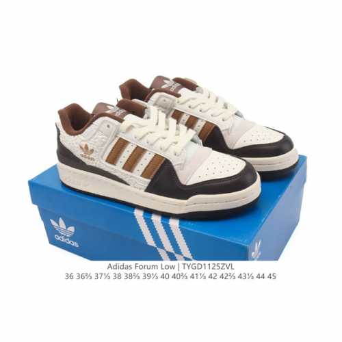 Adidas 阿迪达斯 三叶草 Forum Low 男女运动板鞋 2025年新款 蛇年限定 摩登演绎篮球风的经典鞋。英文的“Forum”，是进行表达的场所，在这