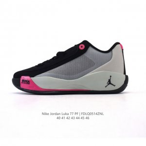 新品 耐克 Nike 2025年男子Jordan Luka .77 Pf 运动篮球鞋 Hf0819-101 40 配置方面：鞋面采用高耐磨网布搭配全掌橡胶外底，