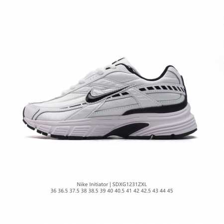 真标 Ins爆火全新韩系古着风，回味经典 Nike 耐克initiator Running创始者系列复古厚底增高老爹休闲运动舒适跑鞋。 尺码: 36-45含半码 - 点击图像关闭