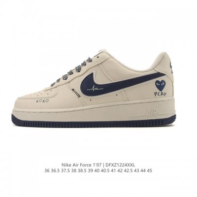 公司级 Af1耐克 Nike Air Force 1 ‘07 Low 空军一号 厚底增高百搭运动板鞋 原楦头原纸板 打造纯正空军版型，专注外贸渠道 全掌内置蜂窝