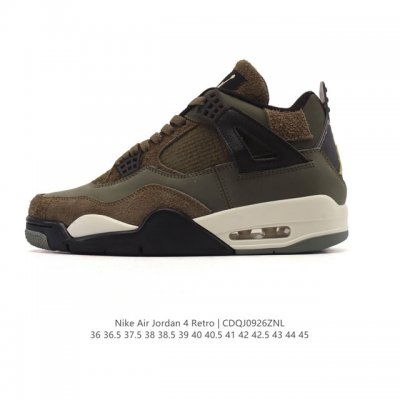公司级 耐克 Nike Air Jordan 4 Retro Og迈克尔 乔丹Aj4代乔4 中帮复古休闲运动文化篮球鞋。秉承轻量化的速度型篮球鞋设计思想完成设计