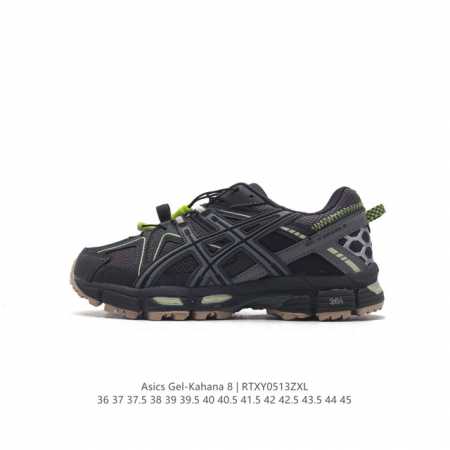 Asics 亚瑟士 Gel-Kahana 8 男女鞋越野跑步鞋抓地稳定运动鞋缓震耐磨跑鞋。Gel-Kahana系列为实用级越野跑鞋，融合机能和户外潮流强势回归， - 点击图像关闭