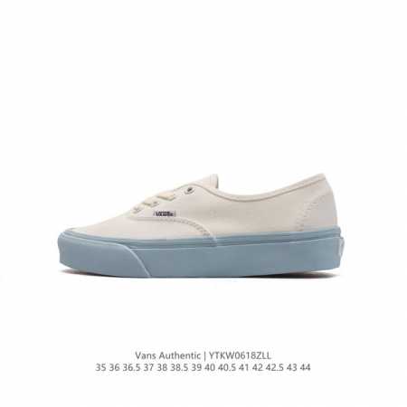 硫化版 Vans 万斯 男女鞋真标硫化工艺，原钢印、材质标，加强减震eva鞋垫装置可踩跟两穿效果范斯vans Authentic Era Sf 中性低帮系带帆布 - 点击图像关闭