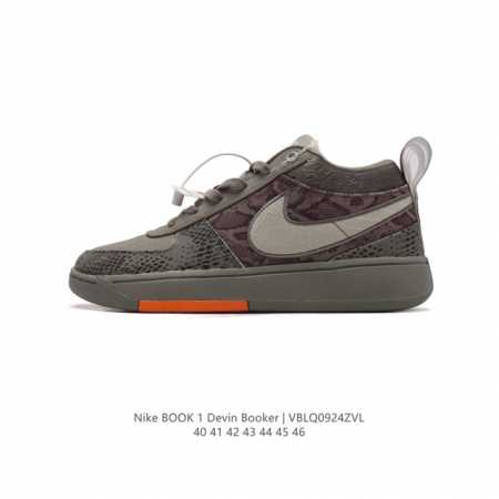 真标 新品 耐克新款男士运动鞋 厚底增高板鞋，Nikebook1Devinbooker签名球鞋时尚休闲运动篮球鞋。Devinbooker首双签名篮球鞋nikeb - 点击图像关闭