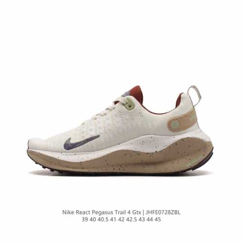 公司级 耐克 Nike Infinity Run 4 Gore-Tex 男子防水公路跑步鞋 厚底增高百搭老爹运动鞋。Nike Reactx 泡绵提供高出 Nik