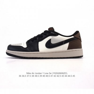 公司级 耐克 乔丹Air Jordan 1 Low Aj1 乔1 乔丹1代Aj1 低帮复古文化休闲运动篮球鞋。从1985 年面世的元年款汲取设计灵感，采用简洁大