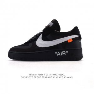 公司级 Off-White X Nk Air Force 1 ”Mca“ 空军一号低帮厚底增高板鞋 Ow联名艺术馆 全套原原楦纸版 越南原大装底 内置全气掌垫