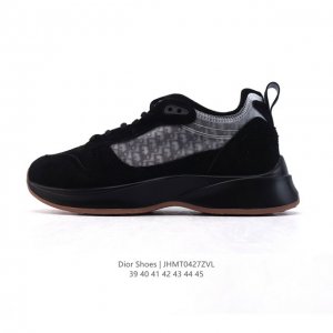 公司级 Dior 迪奥 高奢品牌 彰显高级气质 Dior 运动鞋低帮系列复古休闲鞋时尚慢跑鞋厚底老爹鞋圆头系带 运动跑鞋 生活休闲鞋 男款 时髦单品 时尚百搭