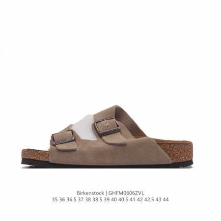 德国百年知名鞋履品牌 博肯birkenstock 勃肯拖鞋系列凉拖鞋休闲沙滩凉鞋 广东原产#采用质地柔软牛皮革 中底搭载缓震软木橡胶 外置eva轻量片装外底。 - 点击图像关闭