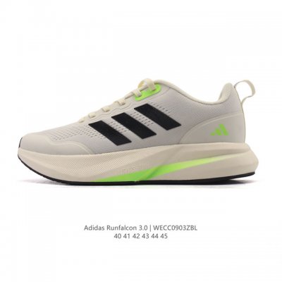 公司级 Adidas阿迪达斯 Runfalcon 3.0系列 爆米花 跑步鞋新款排汗减震防滑耐磨跑鞋。Adidas阿迪达斯男子跑步系列Runfalcon3.0跑