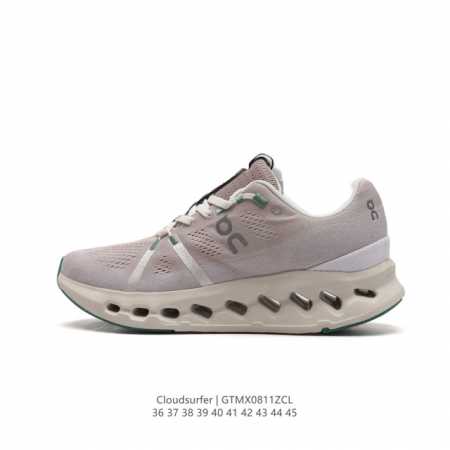 on昂跑 全新综合体能训练运动鞋cloud X 舒适乐趣跑，缓震、轻量。On昂跑 Cloudsurfer上演中底“变形计” ，打破传统格局缔造柔软脚感。On昂跑 - 点击图像关闭