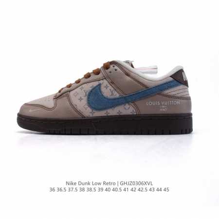 310 【公司级】耐克 Nike Dunk Low Retro 运动鞋复古板鞋。 作为 80 年代经典篮球鞋款，起初专为硬木球场打造，后来成为席卷街头的时尚标杆 - 点击图像关闭