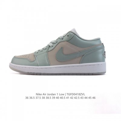 耐克 乔丹Air Jordan 1 Low Aj1 乔1 乔丹1代Aj1 低帮复古文化休闲运动篮球鞋，从1985 年面世的元年款汲取设计灵感，采用简洁大方的经典