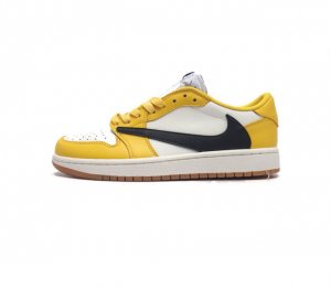 公司级travis Scott X Air Jordan 1 Low Aj1乔1低帮倒钩 Ts联名款运动休闲板鞋 原鞋原楦原纸板开发 Prime Asia正确皮