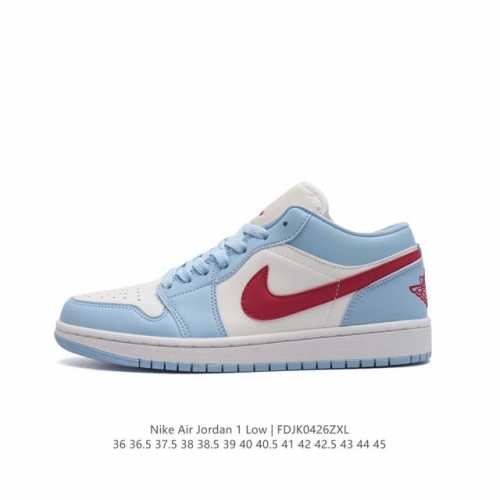 耐克 乔丹air Jordan 1 Low Aj1 乔1 乔丹1代aj1 低帮复古文化休闲运动篮球鞋。该鞋款从 1985 年元年款汲取设计灵感，焕新演绎简约经典