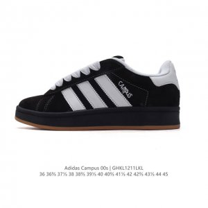 Adidas阿迪达斯.男女鞋 三叶草campus 00S 面包鞋复古休闲板鞋。千禧回潮！Adidas Campus 00S 经典再现！面包化的campus鞋款在