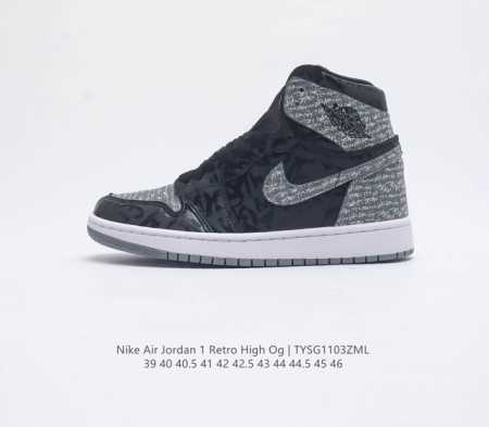 头层皮 耐克 Nike Air Jordan 1 Retro High Og 乔丹一代篮球鞋复刻运动鞋 皮面高帮板鞋的设计灵感源自运动夹克 带你重温入选球队时刻 - 点击图像关闭