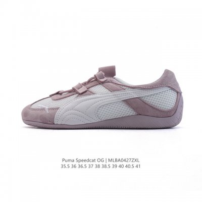 新品 彪马 puma Speedcat Go 芭蕾舞鞋玛丽珍鞋 抽拉弹力绳 运动休闲鞋puma彪马Speedcat Ls朴彩英同款赛车鞋 翻毛皮休闲鞋，puma