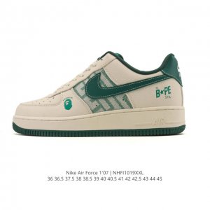 公司级 Af1耐克 Nike Air Force 1 ‘07 Low 空军一号 厚底增高百搭运动板鞋 原楦头原纸板 打造纯正空军版型，专注外贸渠道 全掌内置蜂窝