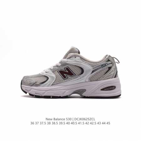 真标 新百伦 NB530 New Balance 530 复跑古鞋NB530这鞋双确实是NB家经复典古款式之一，以全科新技诠释，成打功造530鞋款。鞋面保在持5 - 点击图像关闭