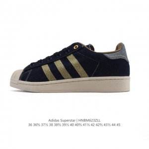 公司级 阿迪达斯 Adidas Superstar 2025年新款鞋子 蛇年新款经典贝壳头系列 新款休闲板鞋潮流男女士运动鞋 。鞋面柔帆布革拼接材质 标志性的贝